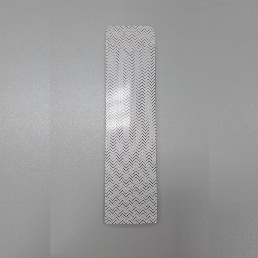 Pen Sleeve With Black Wavy Design